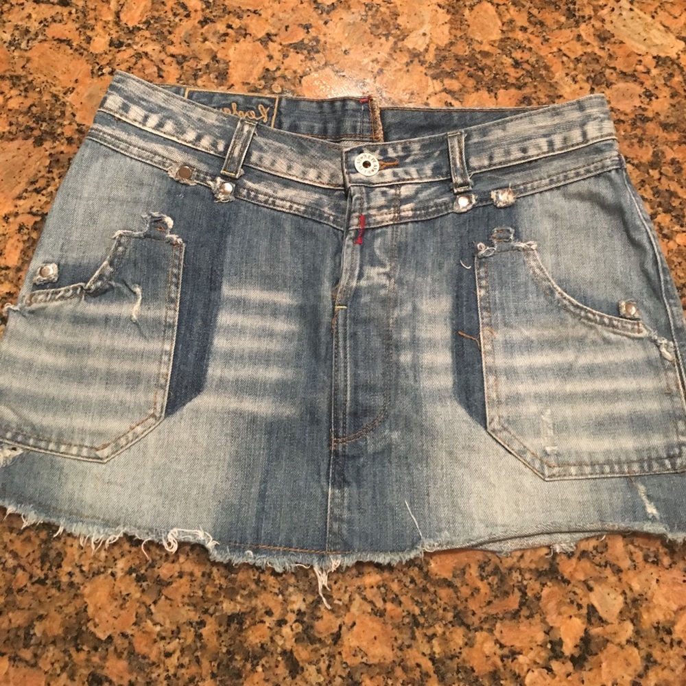 Replay denim mini skirt