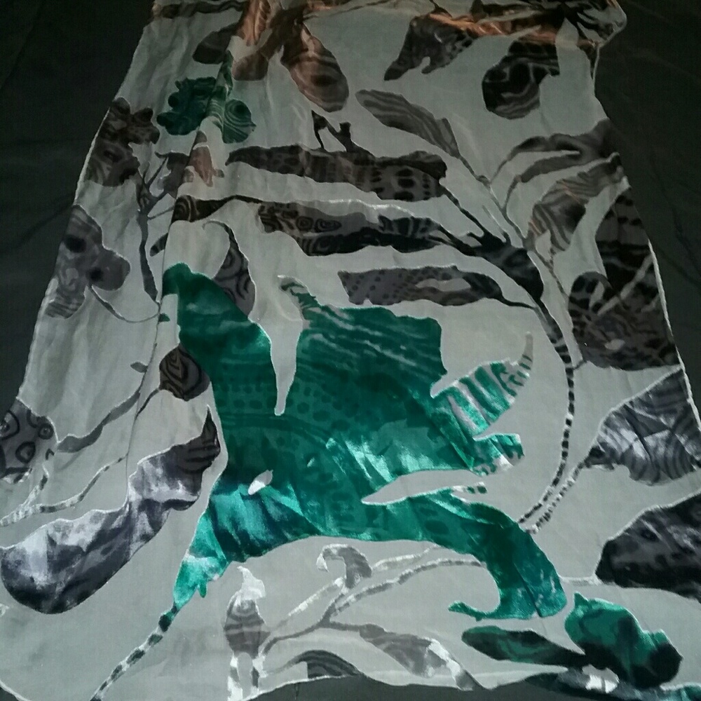 6 ft. Giorgio Passigatti silk, sash belt/scarf