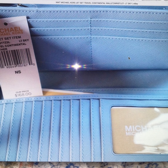 Michael Kors Jet Set Travel Continental Wallet - Picture 3 of 4