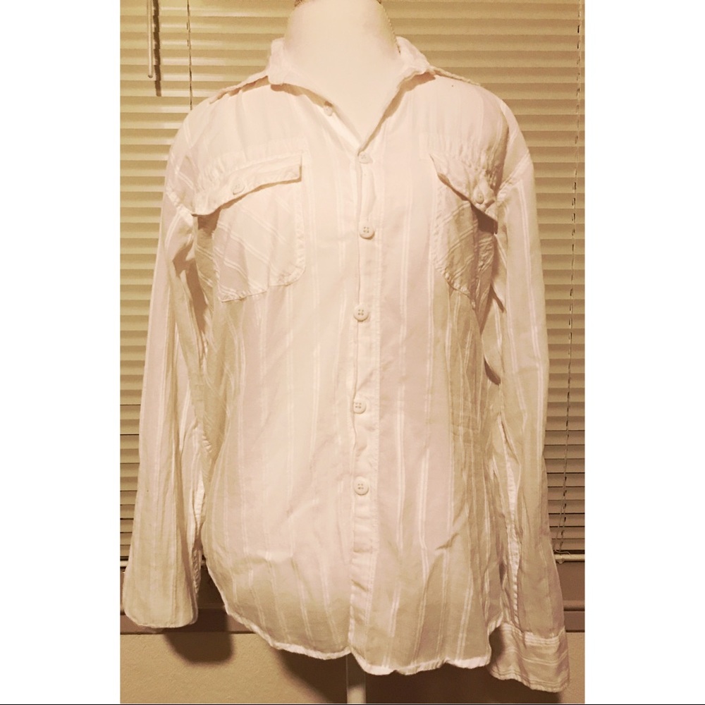 Zara Button Down Blouse