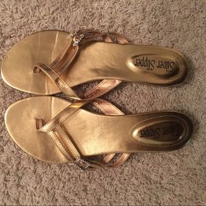 Gold sandals