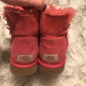 Hot pink Bailey Boot Short Uggs