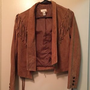 Forever 21 Fringe Leather Jacket