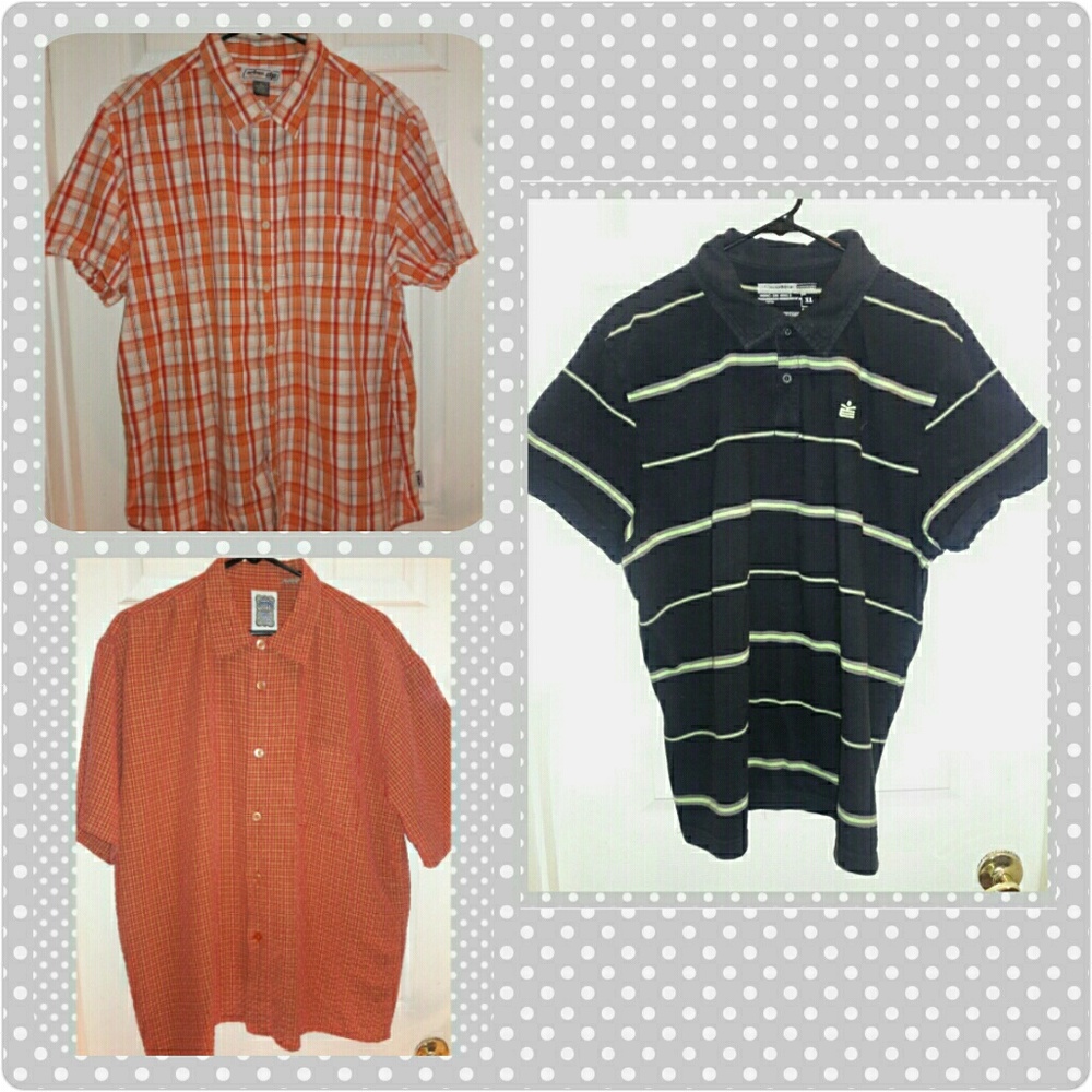 Men's XL Collared Shirts