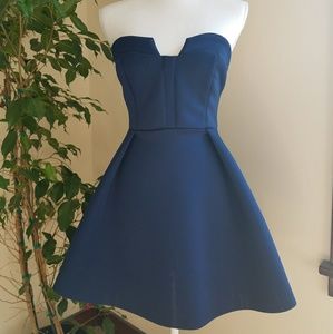 NWT Deep Blue Formed Dress