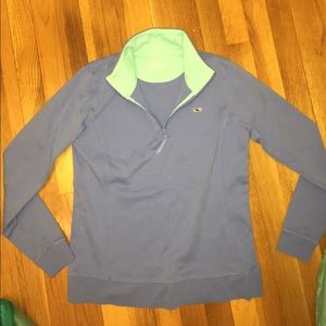 Blue vineyard vines quarter zip