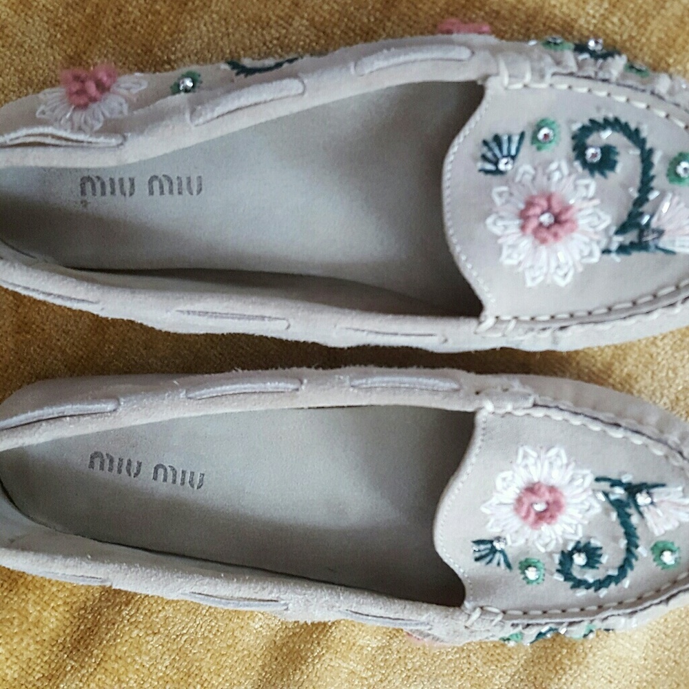 Miu Miu Moccasins