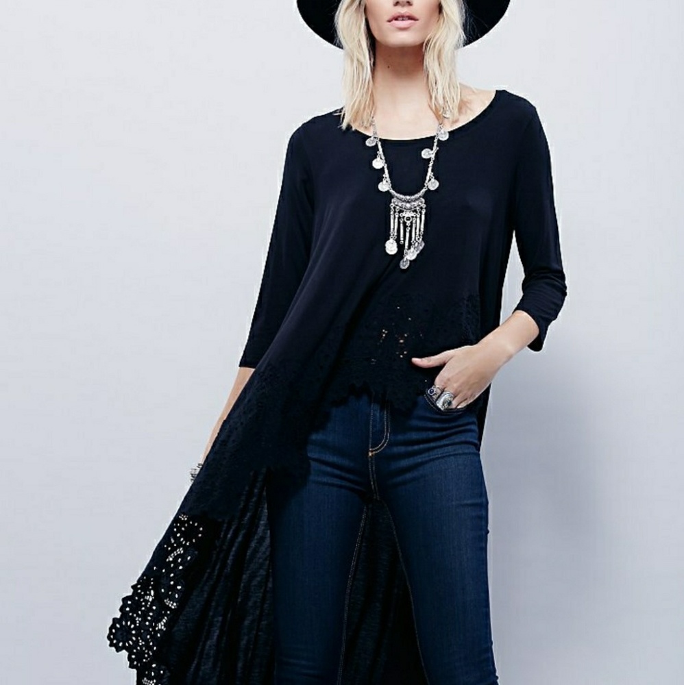Free People Meadowland Black SZ M-L ?