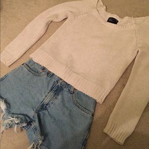 Cream sweater