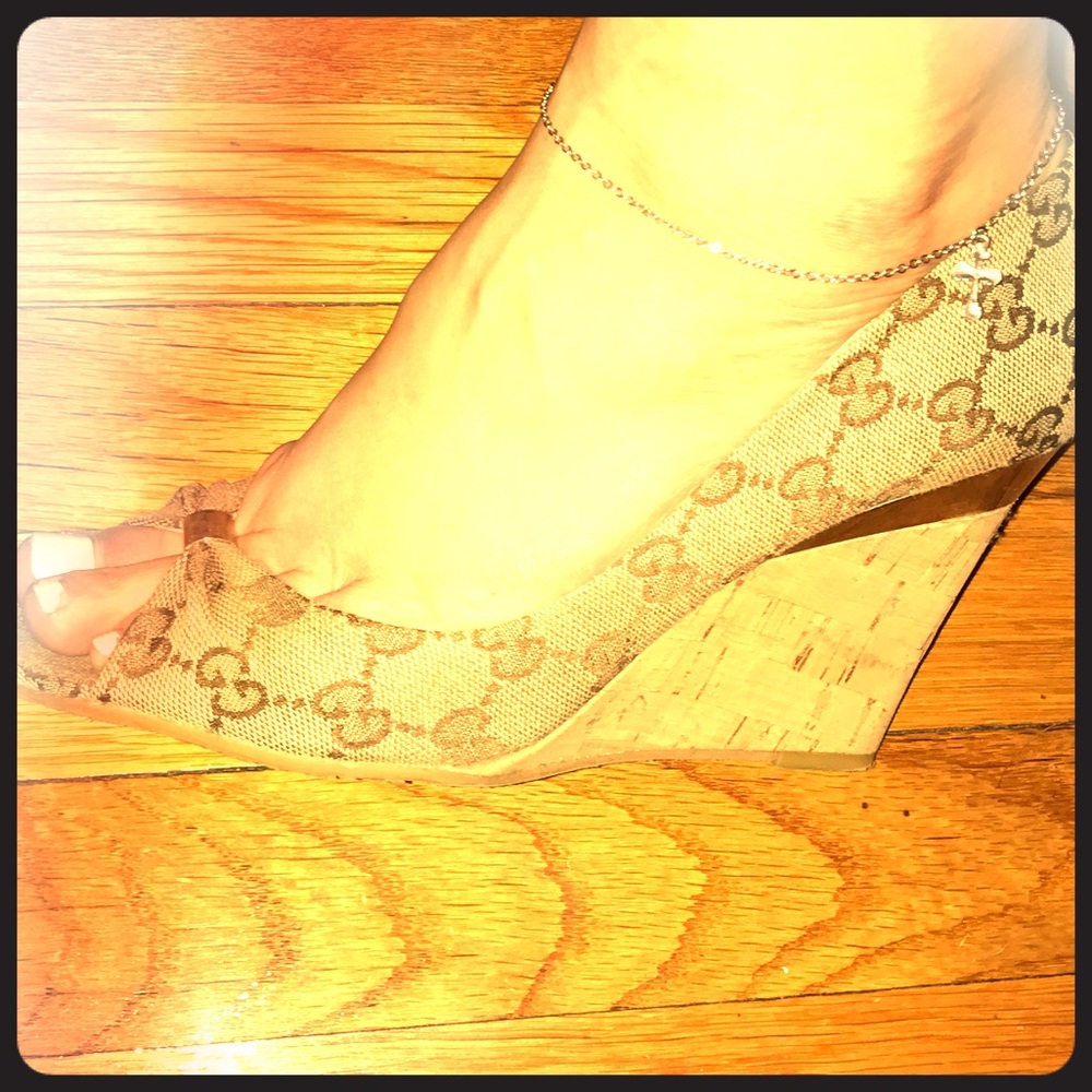 Gucci wedges