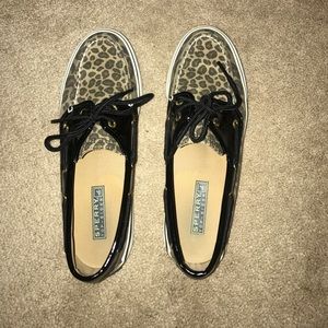 Cheetah Print Sperry Shoes