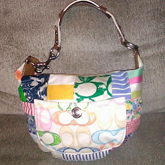 Coach Handbags - Coach Multi Color Handbag