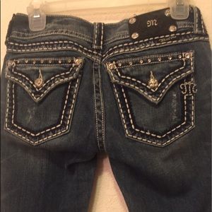 Miss Me Jeans, embellished. Size 27.