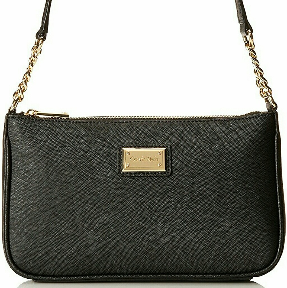 Calvin Klein shoulder purse leather tote bag new