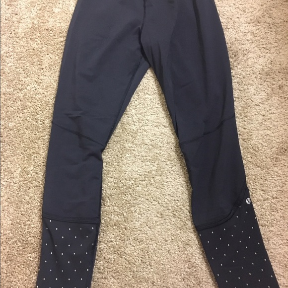 polka dot lululemon pants