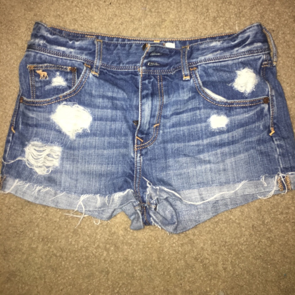Denim shorts