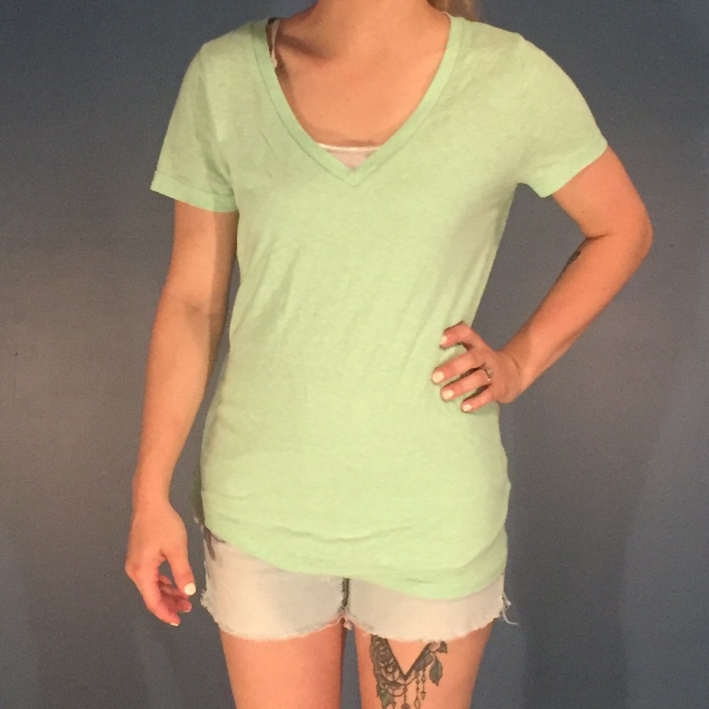 Mint V neck