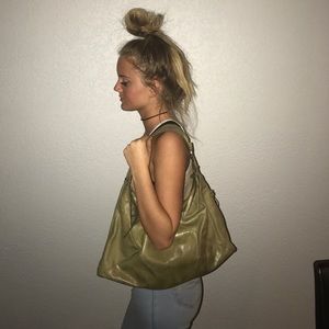 HOBO INTERNATIONAL leather shoulder bag - Green