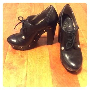 Vince Camuto lace ups Mary Jane platform shoes