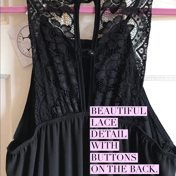 ❗️❗️❗️ELEGANT BLACK LACE DRESS🖤 - Picture 2 of 3