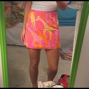 Reversible Lilly Pulitzer wrap skirt