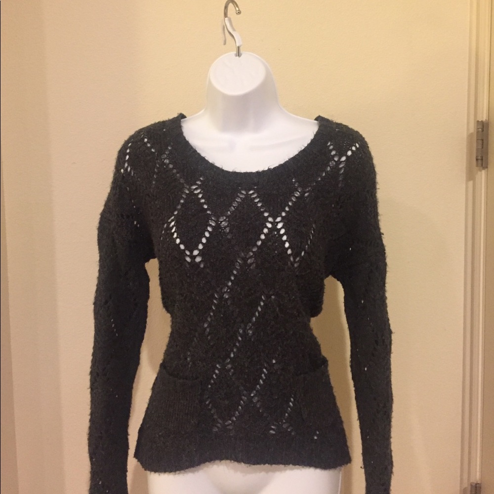Women's grey light-weight sweater, M