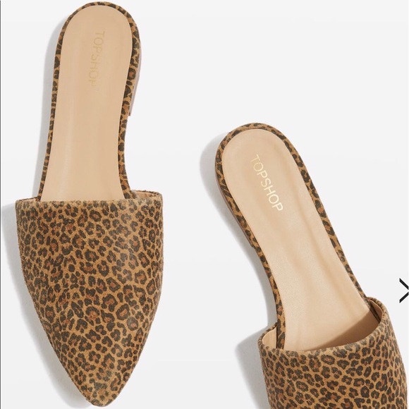 topshop mules flat