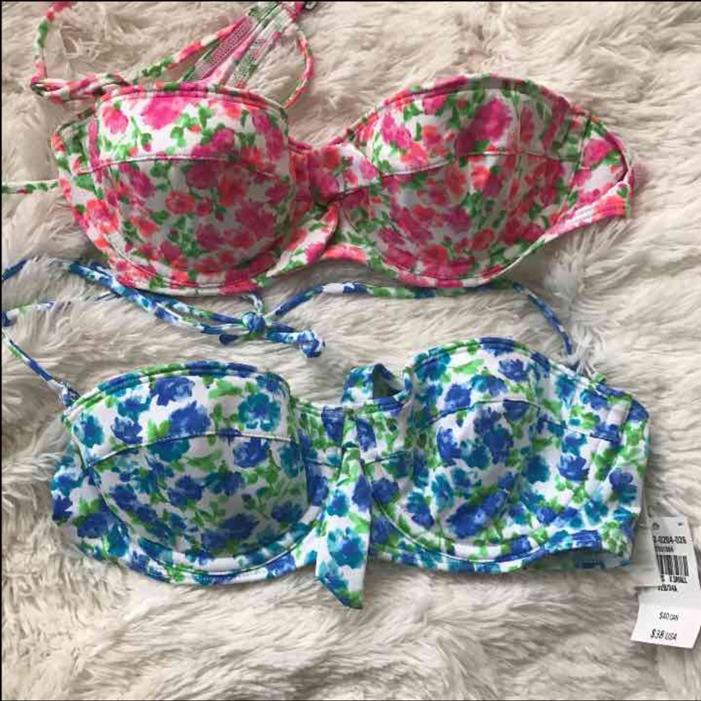 2 Abercrombie and fitch swim tops XS/34A