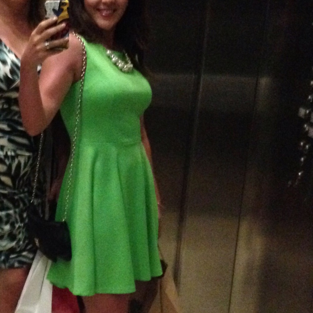 Green Neon dress!