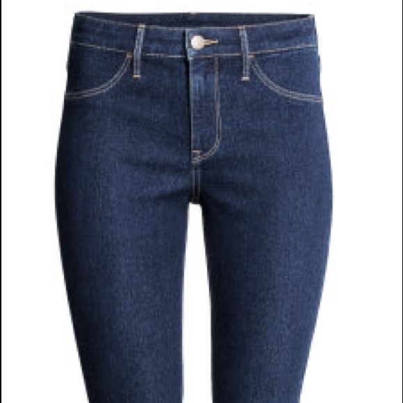 UNUSED - Dark Wash Skinny Jeans - Picture 3 of 4