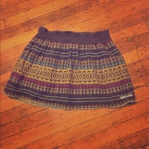 Mini skirt, size small