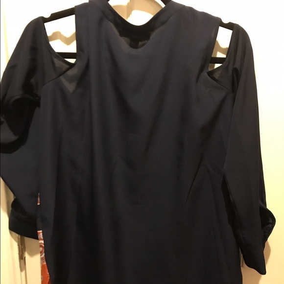 MK cold shoulder blouse NWOT - Picture 2 of 2