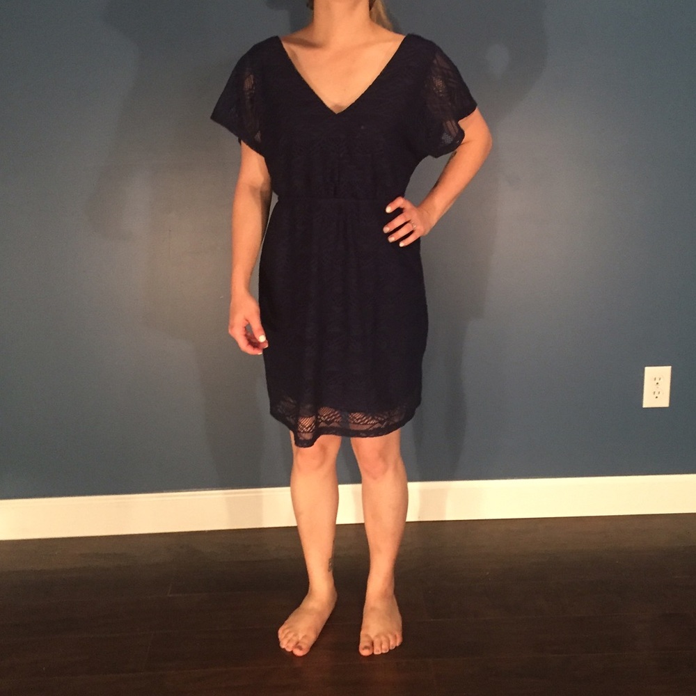 Navy blue dress