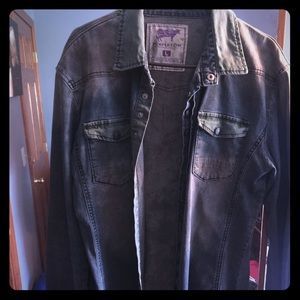 Purplecow button up jean jacket