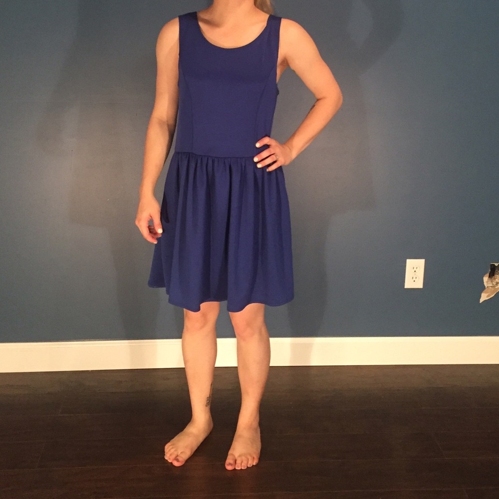 Blue dress