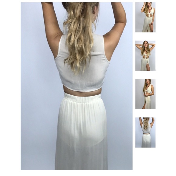 Tie Front Crop Top Listing FOR TOP ONLY - Picture 4 of 7