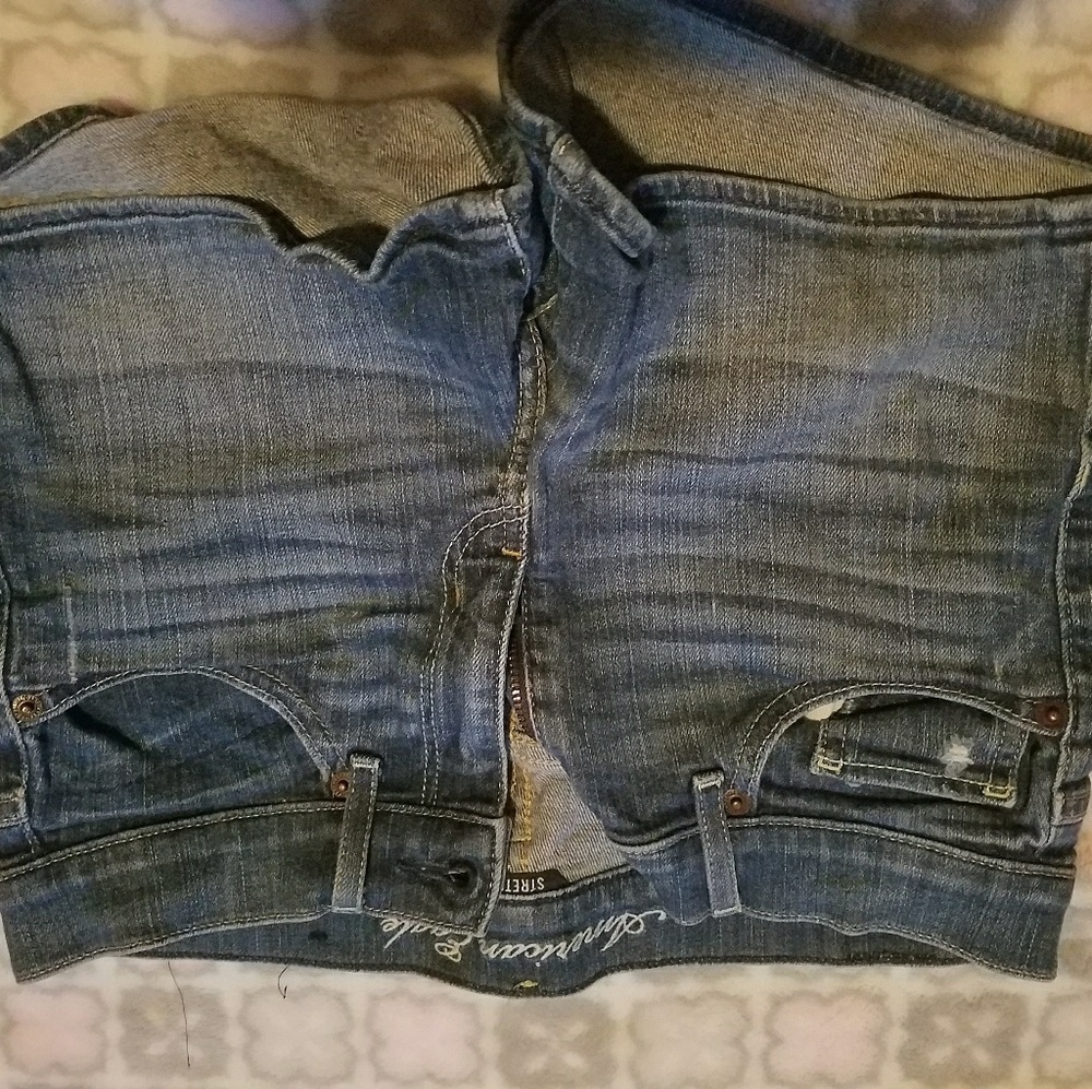 American eagle jean shorts