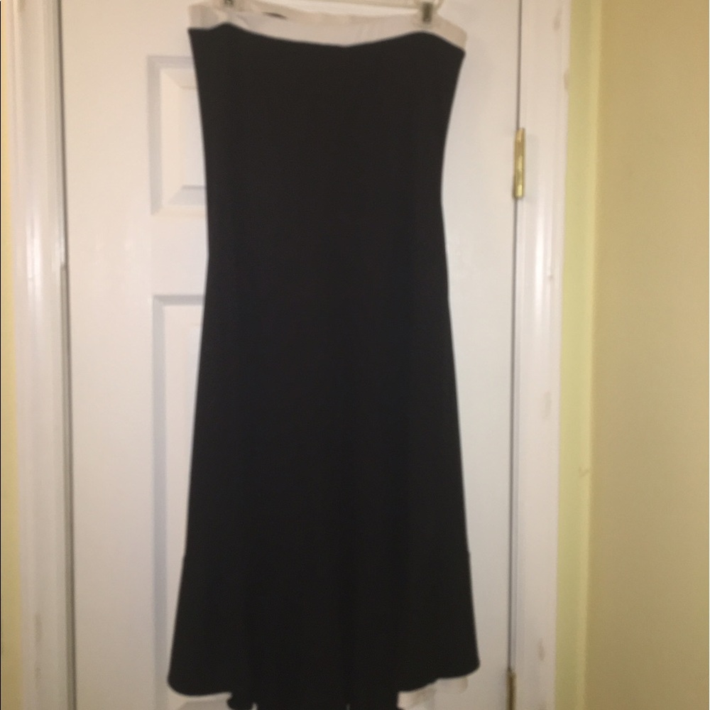 EUC Black House White Market Strapless Dress Sz. M