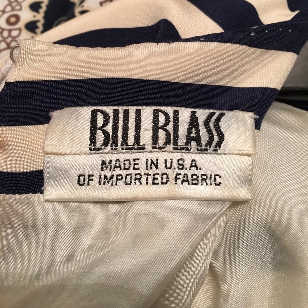 Tag of Bill Blass dress
