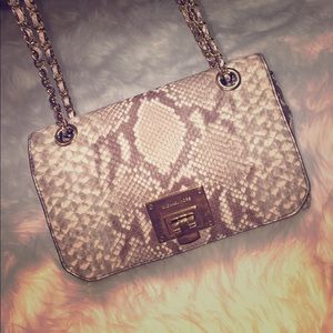 Michael Kors Python Print Handbag! Authentic!