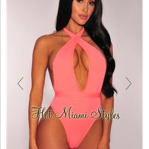 Coral multi-wear swimsuit