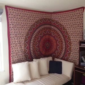 urban outfitters thinking medallion tapestry