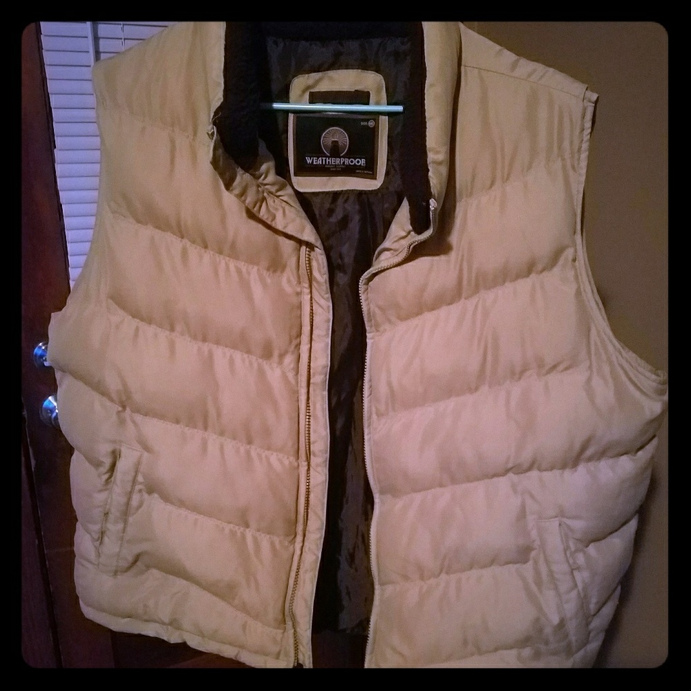 Men's fluffy vest