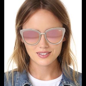 Quay sunglasses every little thing rose gold