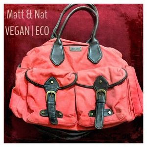 MATT & NAT coral duffle bag 💞