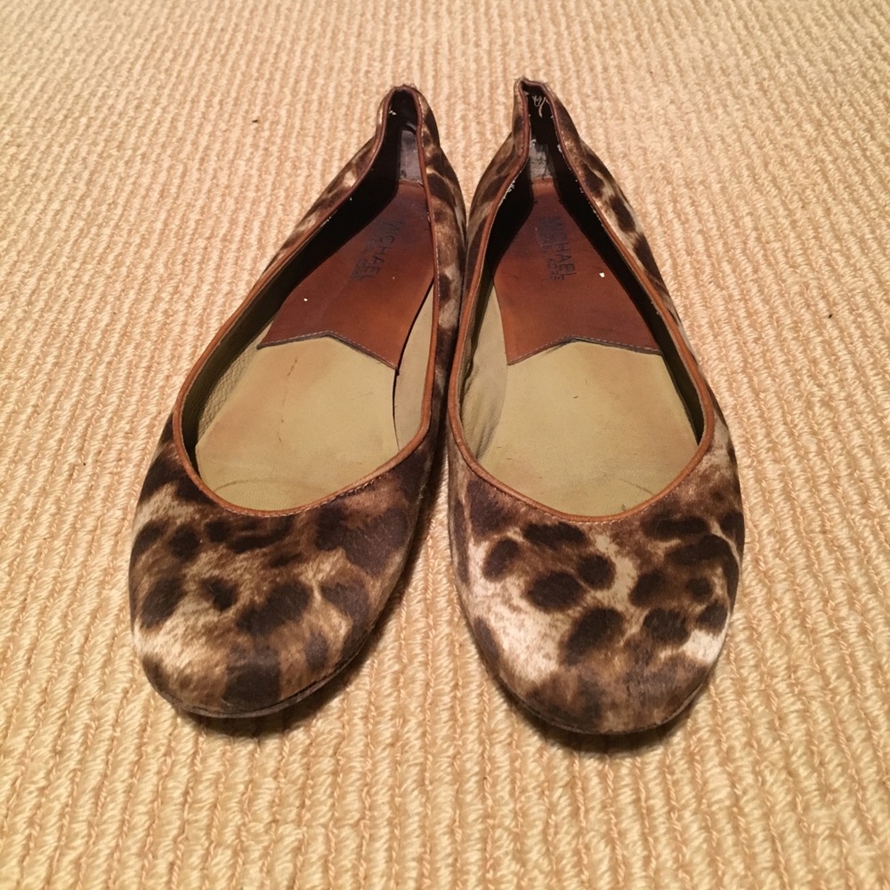 Michael Kors Leopard Flats