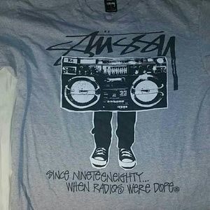 Vintage Stussy graphic T, Size L.