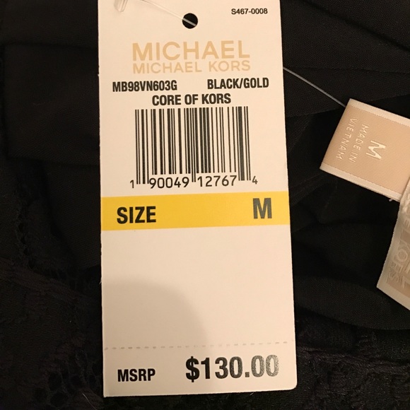 🎉HP🎉 Michael Kors Studded Uneven Hem Dress Black - Picture 7 of 8