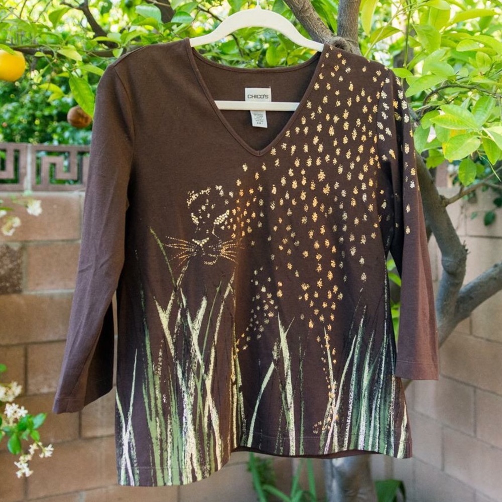 Chico's Leopard Shirt