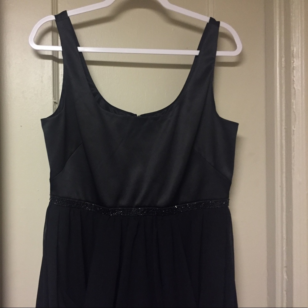 Formal Black Flowy Dress